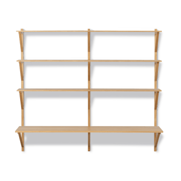 BM29 hylle med skrivebord 149x134 cm - Eikelakk - Fredericia Furniture