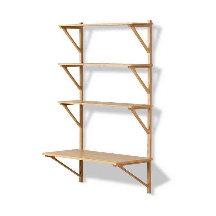 BM29 hylle med skrivebord 78x134 cm - Eikelakk - Fredericia Furniture