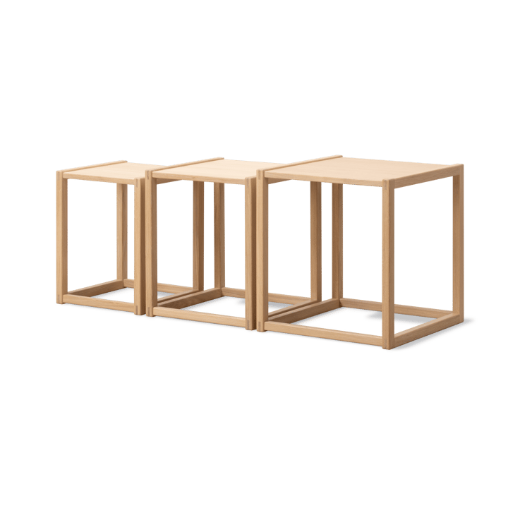 BM375 Nesting bord 3 deler - Lys oljet eik - Fredericia Furniture