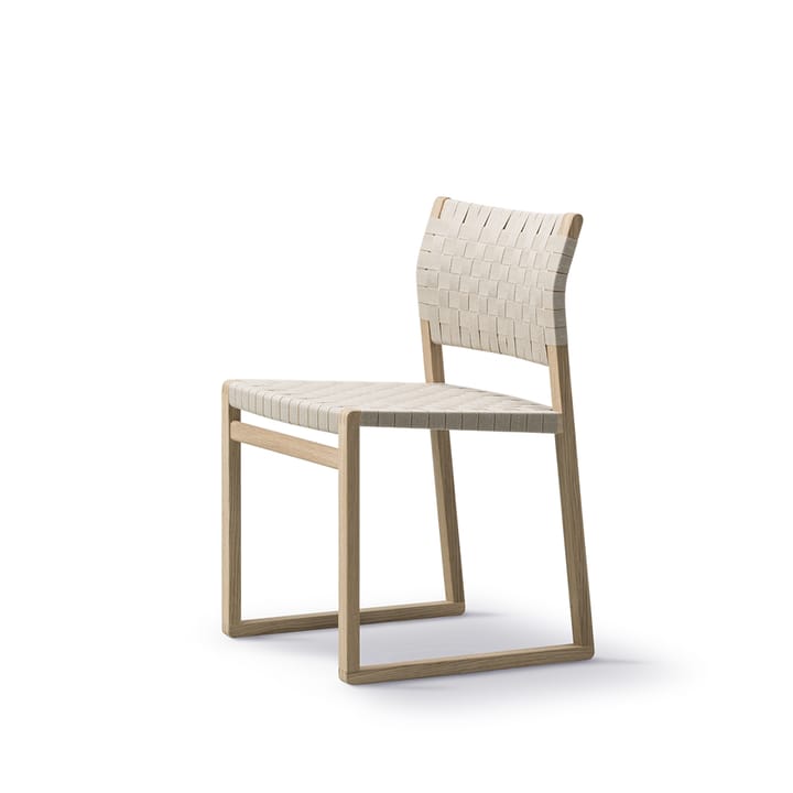 BM61 stol - fletting natur, oljet eik understell - Fredericia Furniture