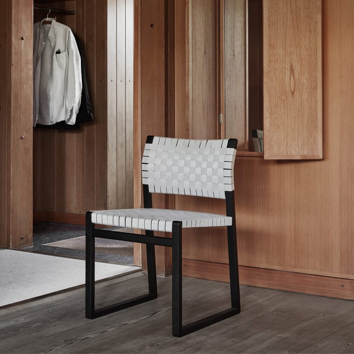 BM61 stol, fletting natur, oljet eik understell Fredericia Furniture