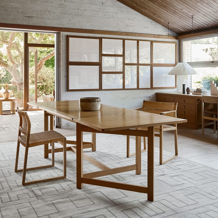 BM61 stol, fletting natur, oljet eik understell Fredericia Furniture