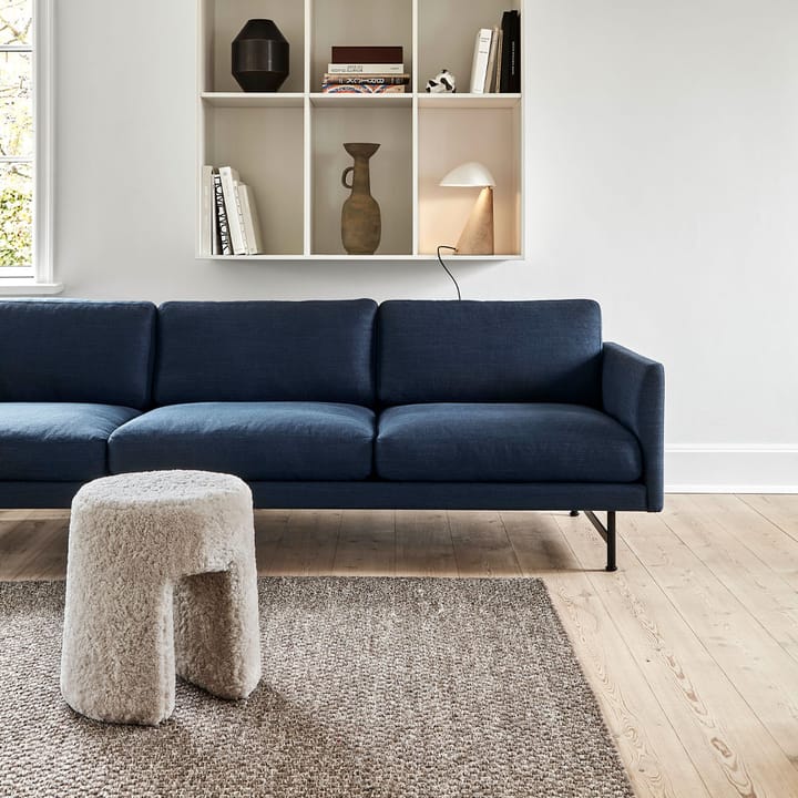 Calmo 5623 sofa, Sunniva 717–svart stål Fredericia Furniture