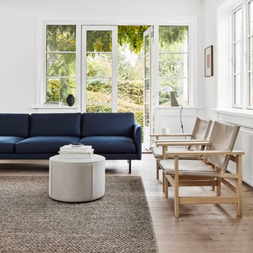 Calmo 5623 sofa - Sunniva 783-svart stål - Fredericia Furniture