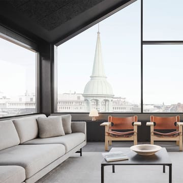 Calmo 5623 sofa - Sunniva 783-svart stål - Fredericia Furniture