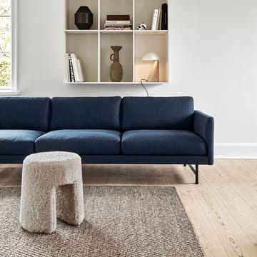 Calmo 5623 sofa - Sunniva 783-svart stål - Fredericia Furniture