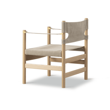 Canvas 21 armlenestol - Naturell canvas, lys oljet eik - Fredericia Furniture