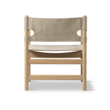 Canvas 21 armlenestol - Naturell canvas, lys oljet eik - Fredericia Furniture