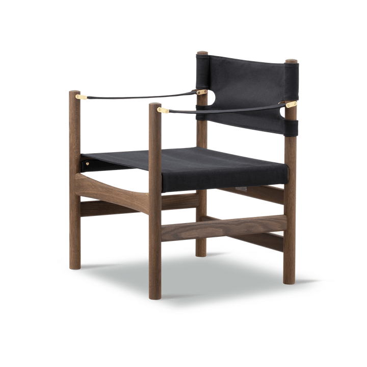 Canvas 21 armlenestol - Svart canvas, oljet eik - Fredericia Furniture