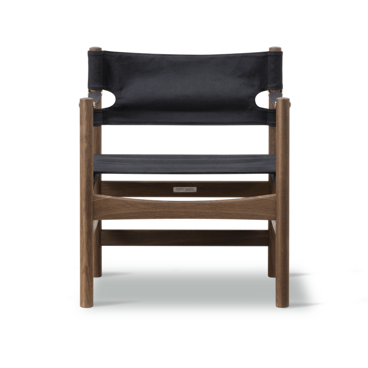 Canvas 21 armlenestol, Svart canvas, oljet eik Fredericia Furniture