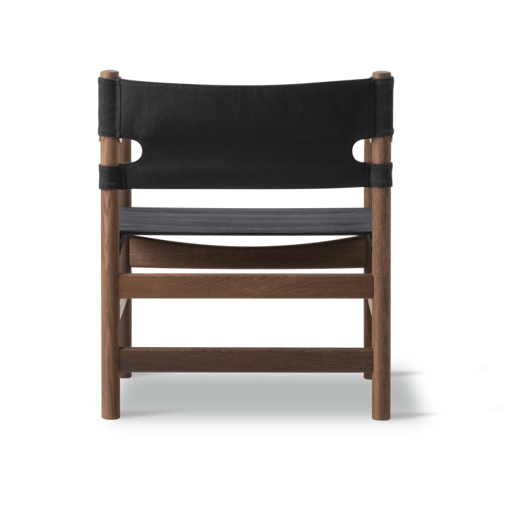 Canvas 21 armlenestol, Svart canvas, oljet eik Fredericia Furniture