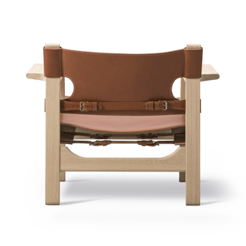 Den spanske stol lenestol - lær cognac, eik lys olje - Fredericia Furniture