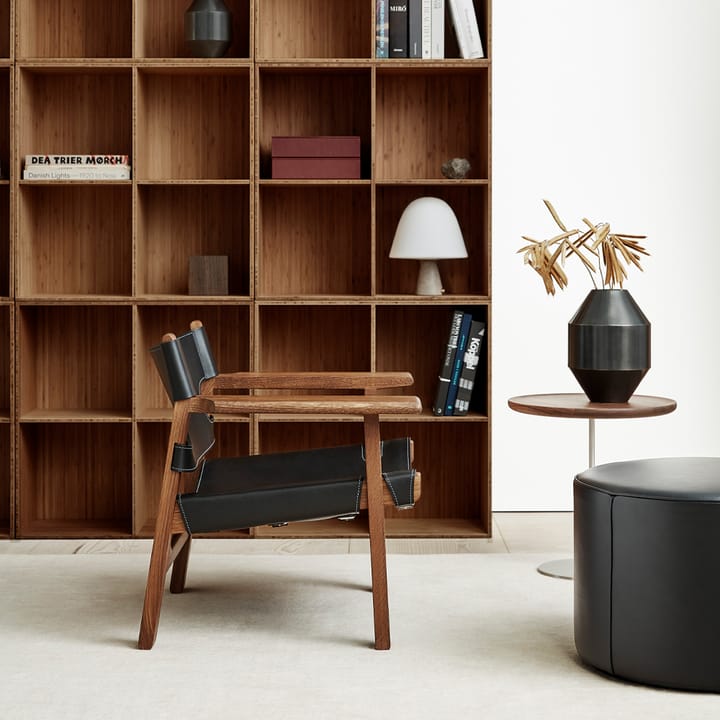 Den spanske stol lenestol, lær cognac, oljet eik Fredericia Furniture
