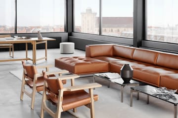 Den spanske stol lenestol - lær cognac, såpet eik - Fredericia Furniture