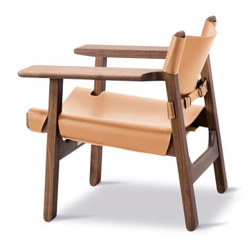 Den spanske stol lenestol - Lær natur, oljet valnøtt - Fredericia Furniture