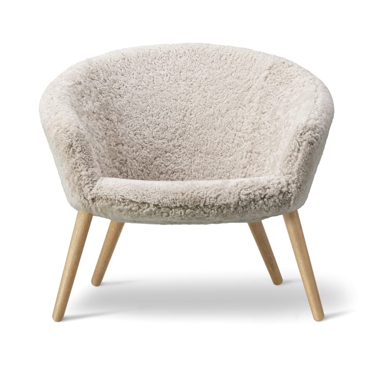 Ditzel loungestol saueskinn - Moonlight-oak - Fredericia Furniture