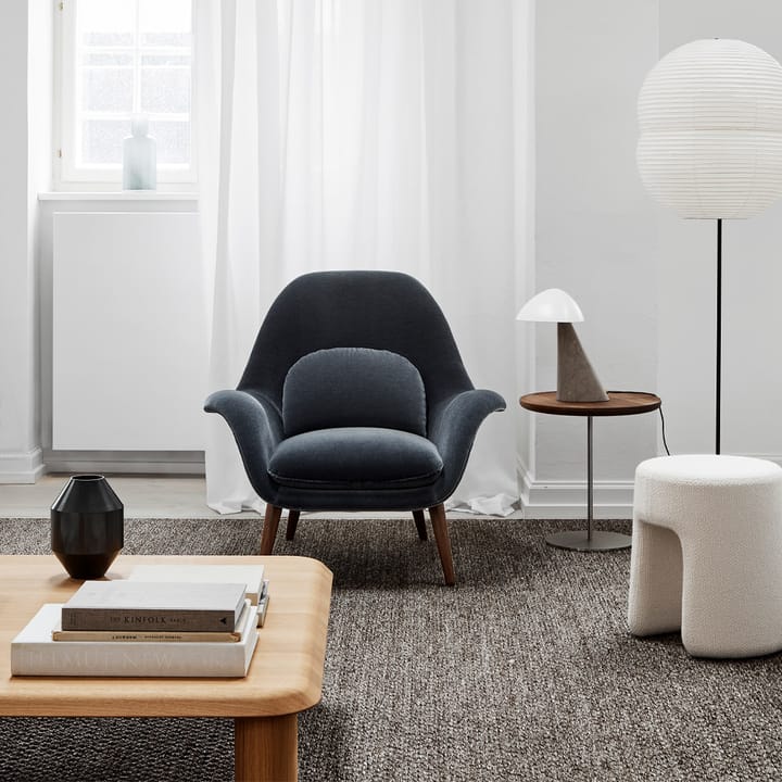 Fellow bordlampe, white, dark atlantico limestone Fredericia Furniture