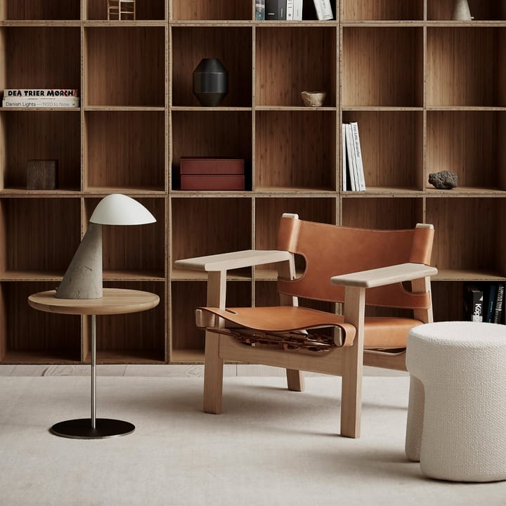 Fellow bordlampe, white, dark atlantico limestone Fredericia Furniture