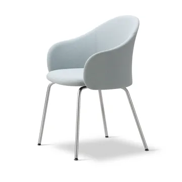 Gomo Armchair lenestol tube base - Mylla 811-rustfritt stål - Fredericia Furniture