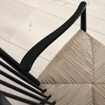 J16 gyngestol - Natur-svartlakkert eik - Fredericia Furniture
