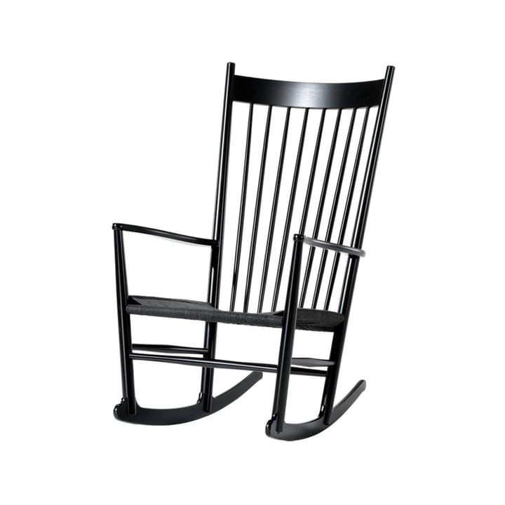 J16 gyngestol - Svart-svartlakkert eik - Fredericia Furniture