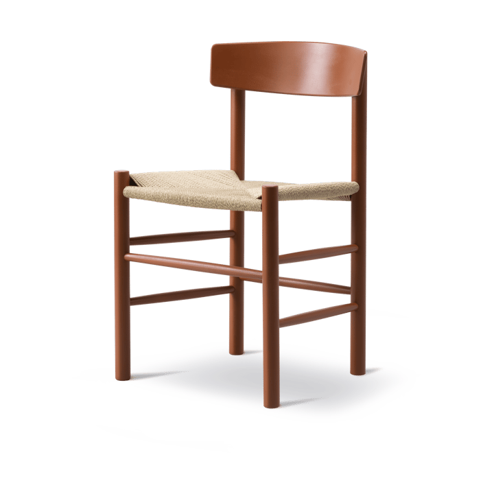 J39 stol - Herritage red-flettet natur - Fredericia Furniture