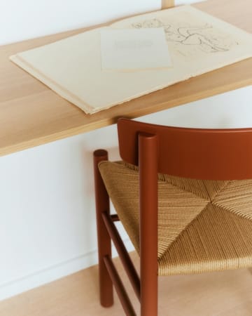 J39 stol - Herritage red-flettet natur - Fredericia Furniture