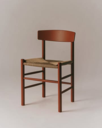 J39 stol - Herritage red-flettet natur - Fredericia Furniture