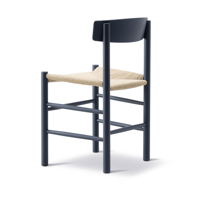 J39 stol, Indigo blue-flettet natur Fredericia Furniture