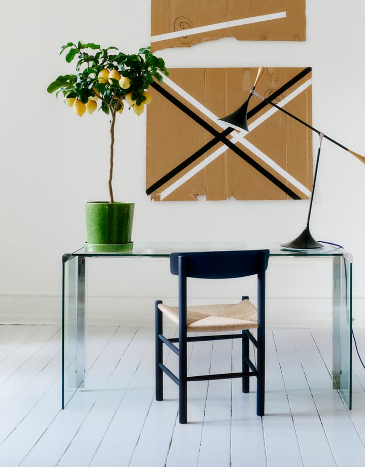 J39 stol, Indigo blue-flettet natur Fredericia Furniture