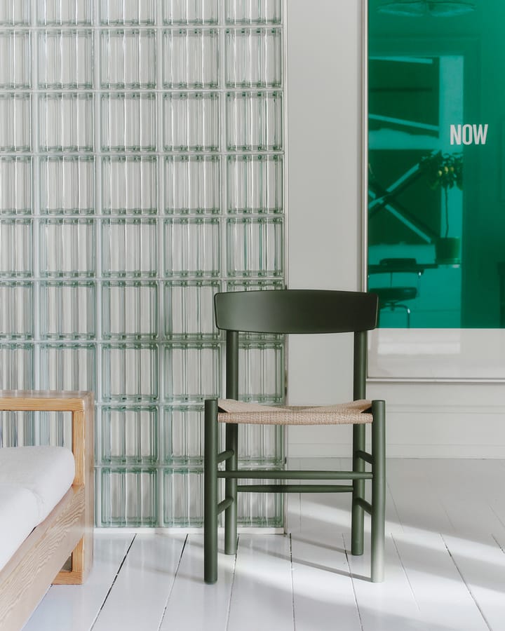 J39 stol, Khaki green-flettet natur Fredericia Furniture