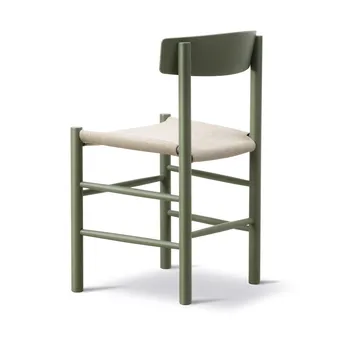 J39 stol - Khaki green-natur canvas - Fredericia Furniture