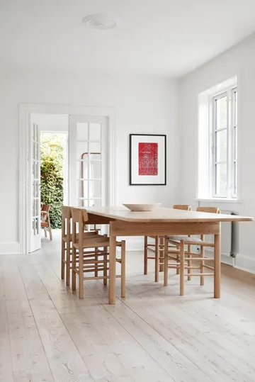 J39 stol, Lys oljet eik-flettet natur, 6-pakning - Fredericia Furniture