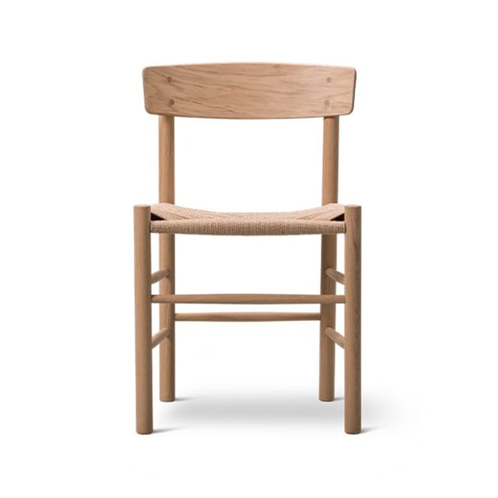 J39 stol - Lys oljet eik-flettet natur - Fredericia Furniture