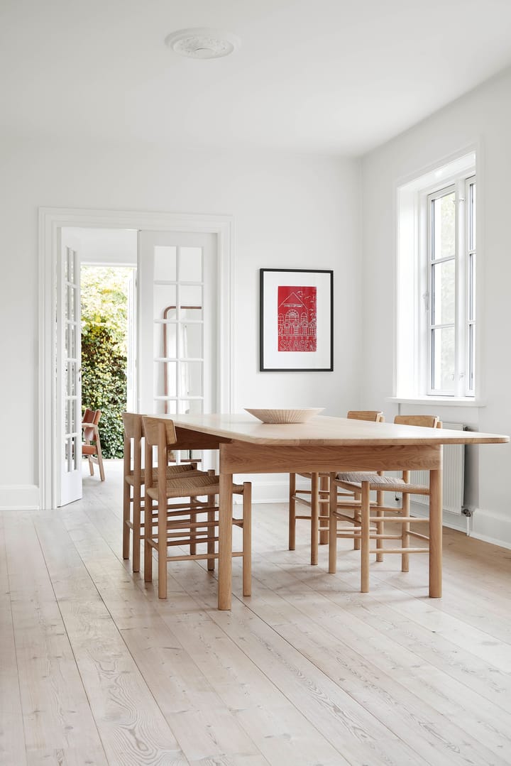 J39 stol, lys oljet eik, fletting natur Fredericia Furniture