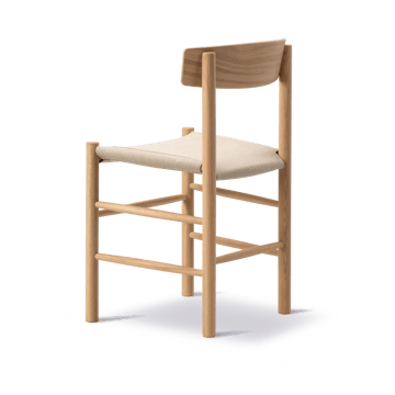 J39 stol - Lysoljet eik-canvas natur - Fredericia Furniture