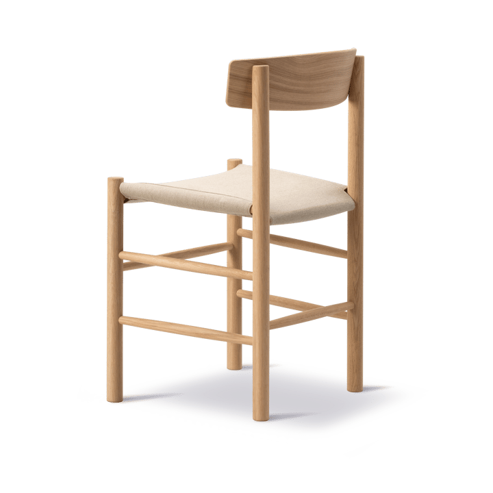 J39 stol, Lysoljet eik-canvas natur Fredericia Furniture