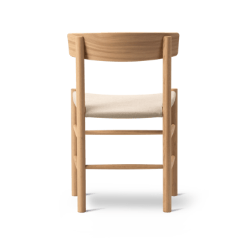 J39 stol - Lysoljet eik-canvas natur - Fredericia Furniture