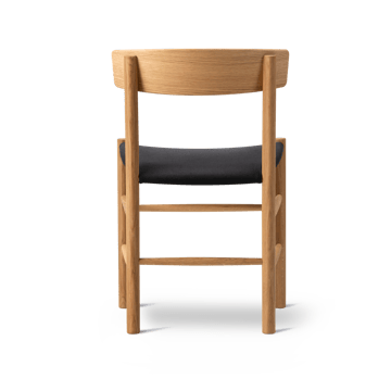 J39 stol - Oljet eik-svart canvas - Fredericia Furniture