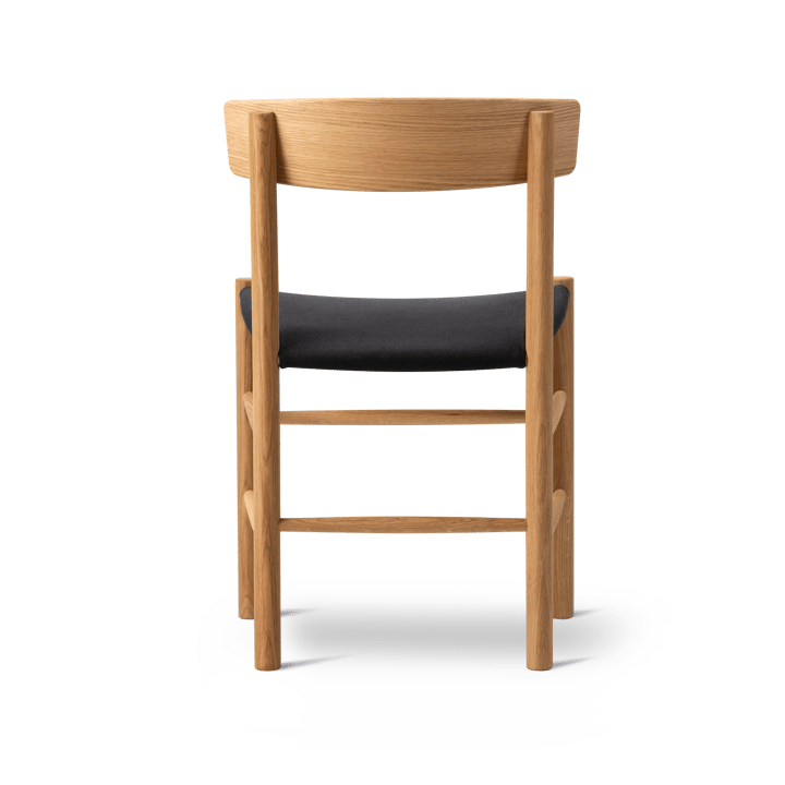 J39 stol, Oljet eik-svart canvas Fredericia Furniture