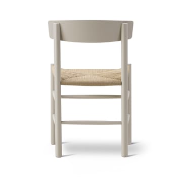 J39 stol - Pebble grey-flettet natur - Fredericia Furniture