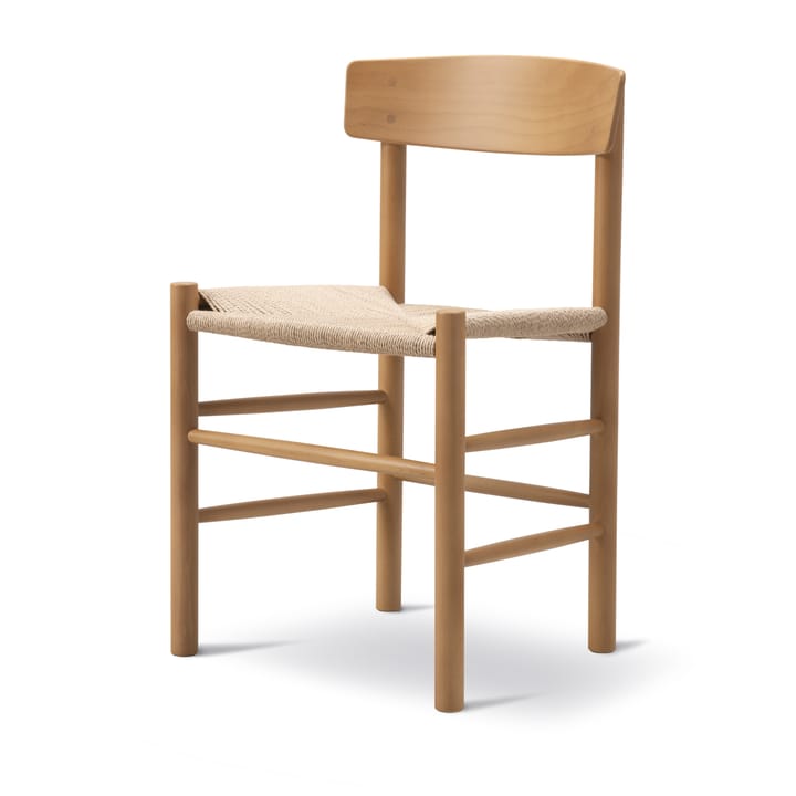 J39 stol, Vintage lakkert-flettet natur Fredericia Furniture