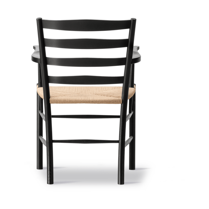 Klint armlenestol, Naturflettet, svartlakkert eik Fredericia Furniture