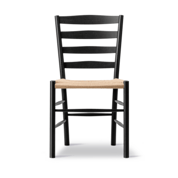 Klint stol - Naturflettet, svartlakkert eik - Fredericia Furniture