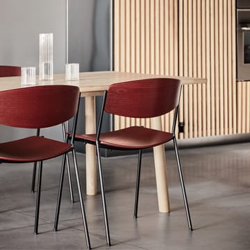 Lynderup 3080 stol - svart ask, svart stål stativ - Fredericia Furniture