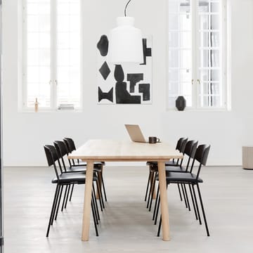 Lynderup 3081 stol - Lær omni 301-svart - Fredericia Furniture