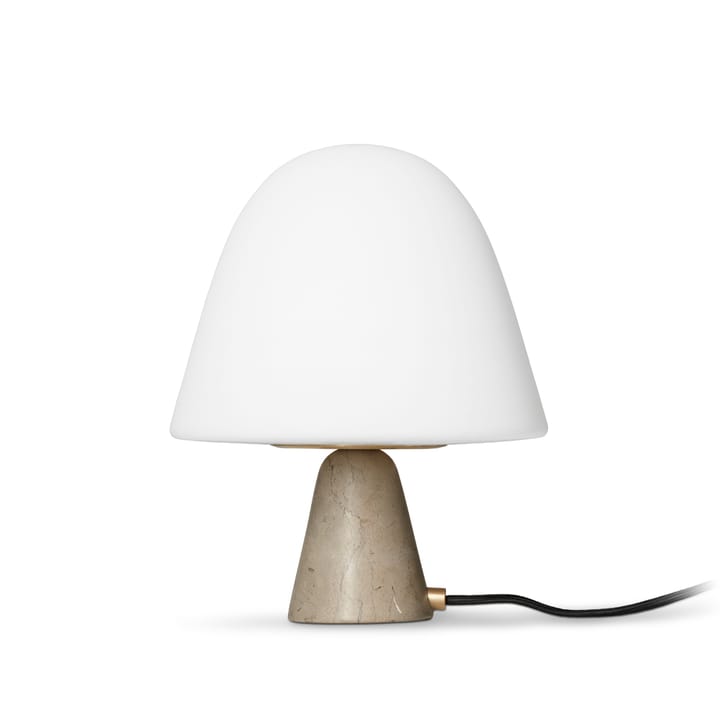Meadow bordlampe - opal, dark atlantico limestone - Fredericia Furniture