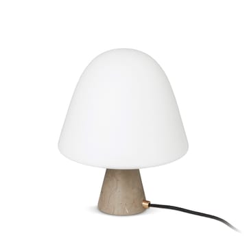 Meadow bordlampe - opal, dark atlantico limestone - Fredericia Furniture