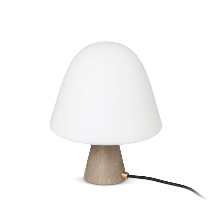 Meadow bordlampe, opal, dark atlantico limestone Fredericia Furniture