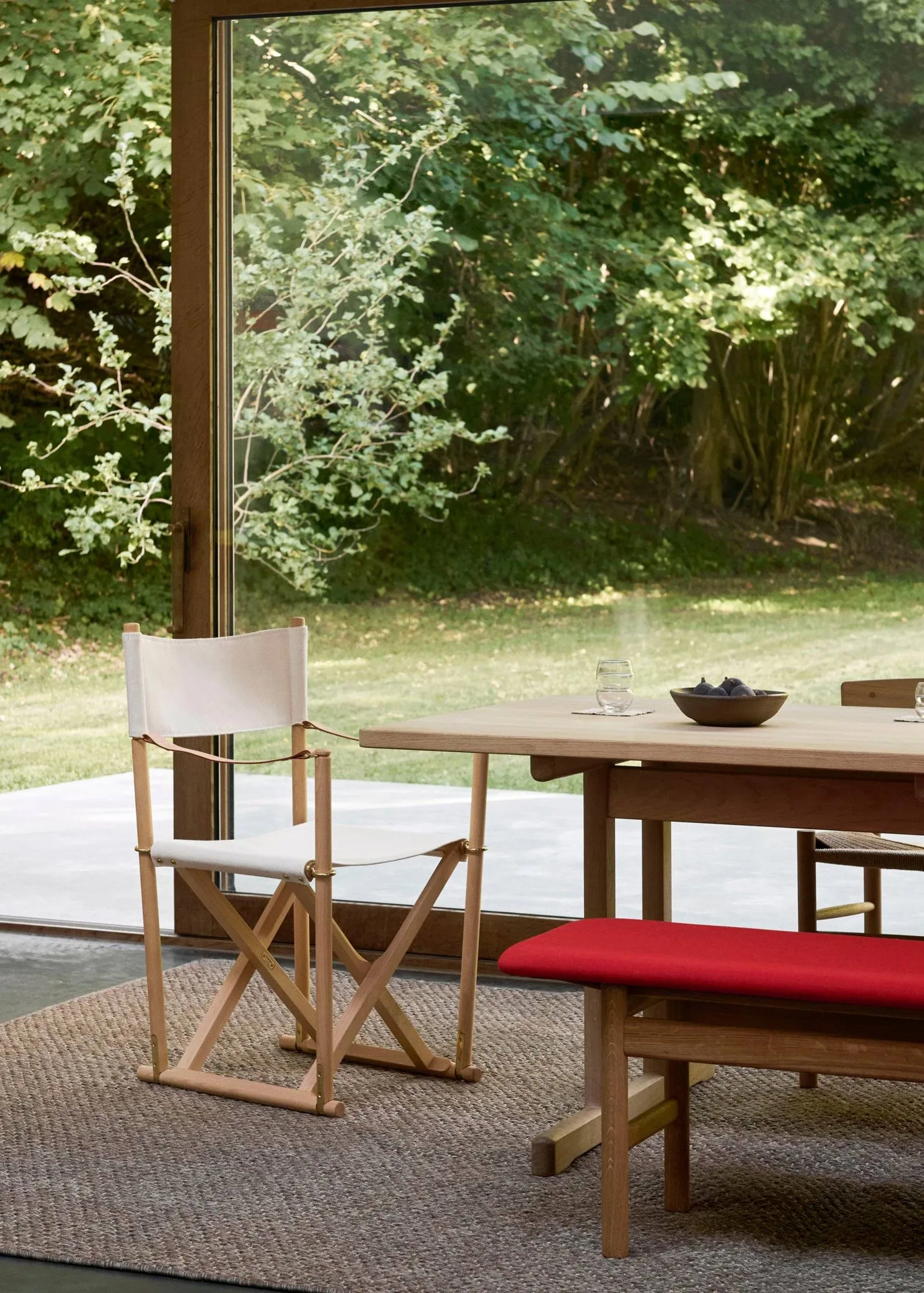 MK16 Folding Chair stol, Off white-oljet bøk Fredericia Furniture